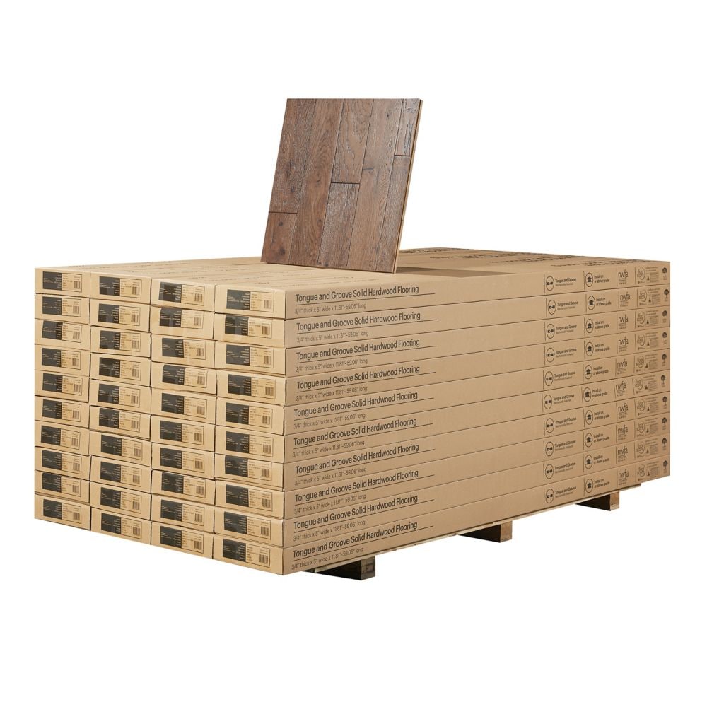 French Oak Ocean City 3/4-inch Thick X 5-inch Wide Solid Hardwood Flooring (904 sq. ft./pallet)