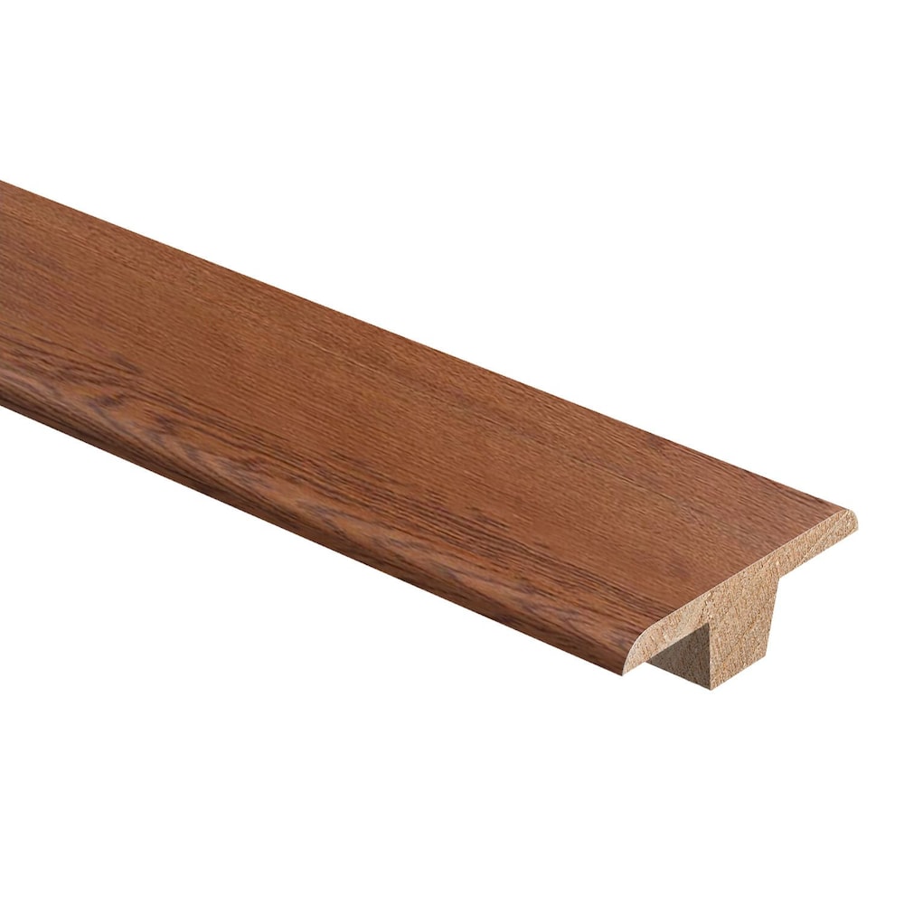 Moulure en T en bois dur de 0,375 po x 1,75 po x 94 po en chêne Bourbon