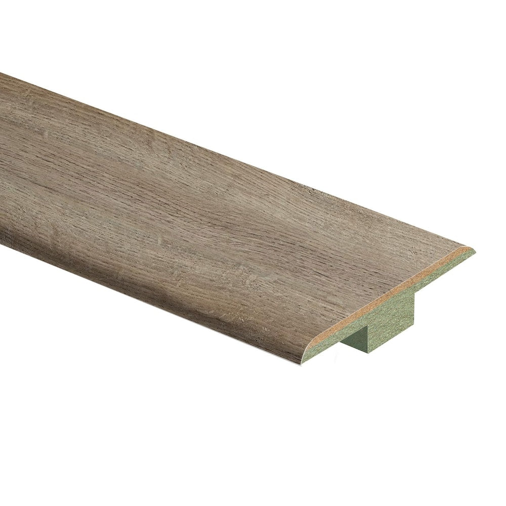 Moulure en T en stratifié de chêne fumé de 0,4375 po x 1,75 po x 72 po
