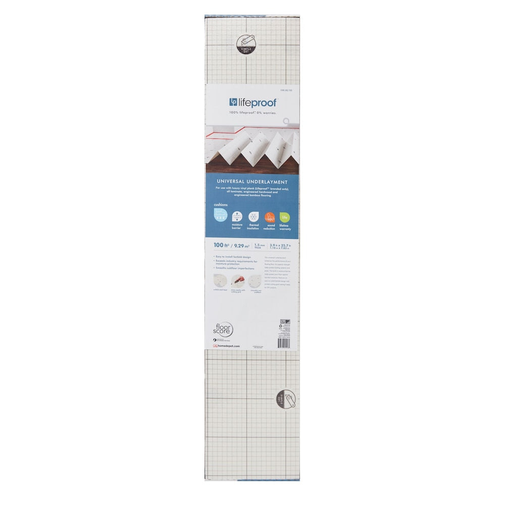 100 sq. ft. Universal Underlayment Engineered Hardwood & Laminate for Luxury Vinyl Plank