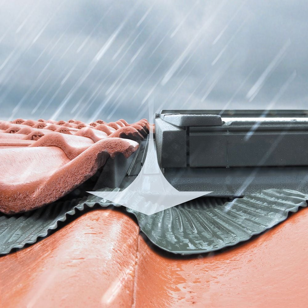 EH High Profile Step Flashing for Deck Mount Skylight Models 301/304/306