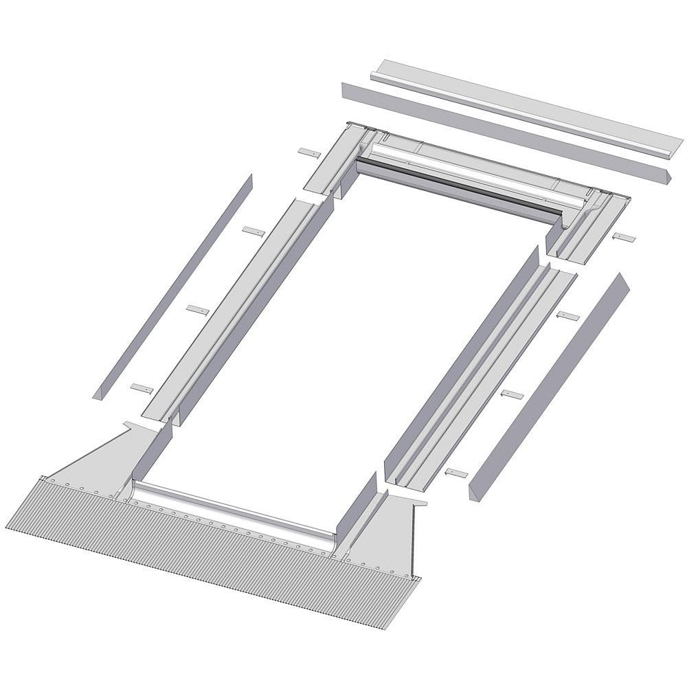 EH High Profile Step Flashing for Deck Mount Skylight Models 301/304/306