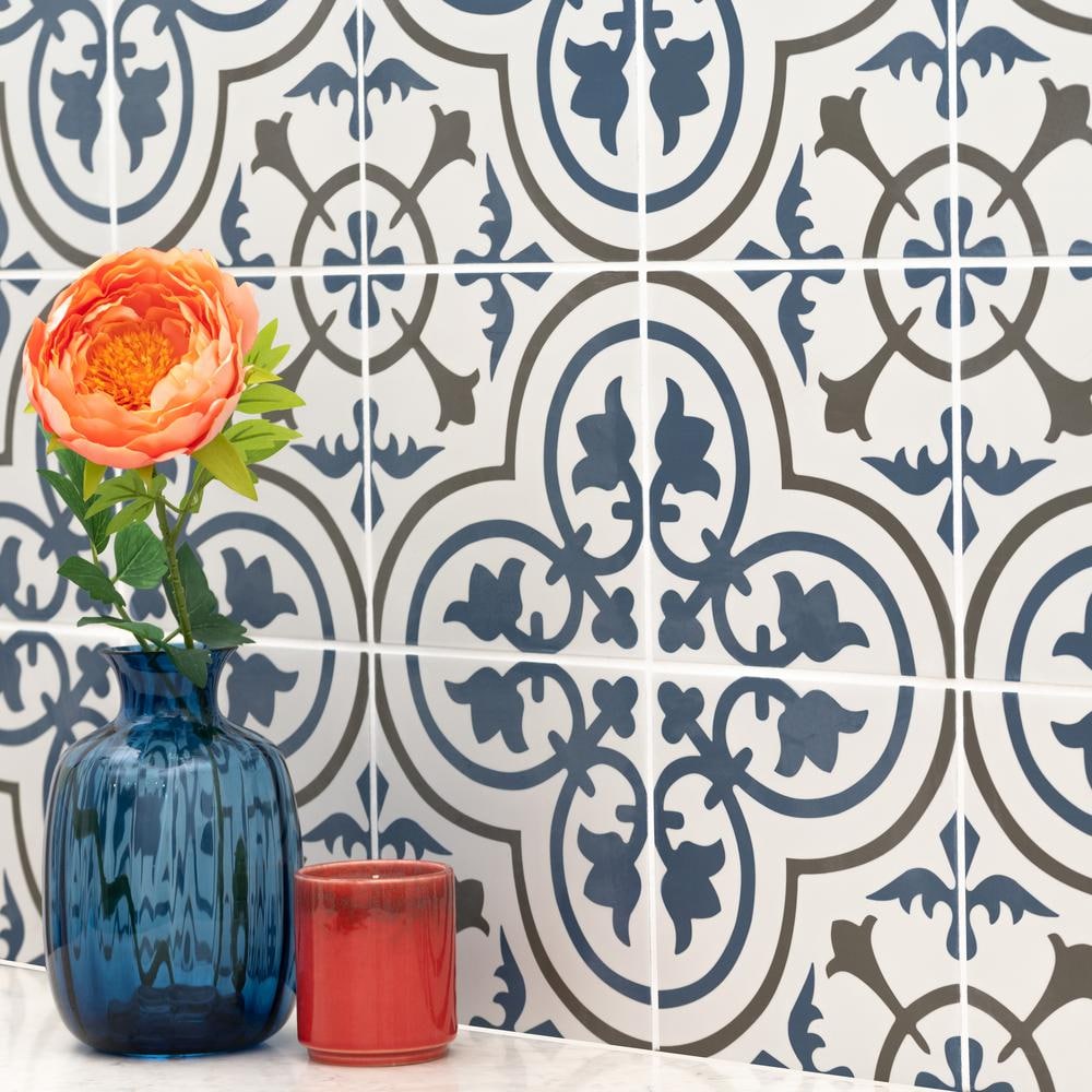 Zanzibar 8-inch x 8-inch Glazed Porcelain Floor and Wall Tile (5.16 sq. ft. / case)