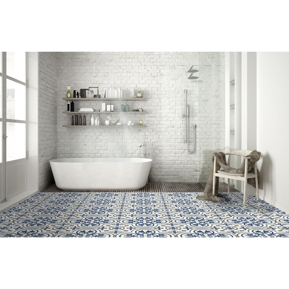 Zanzibar 8-inch x 8-inch Glazed Porcelain Floor and Wall Tile (5.16 sq. ft. / case)