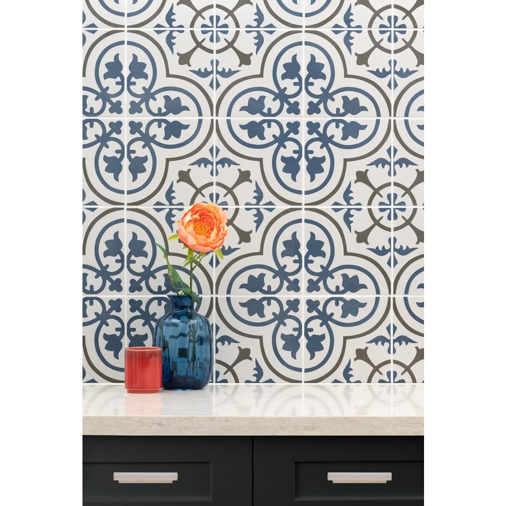 Zanzibar 8-inch x 8-inch Glazed Porcelain Floor and Wall Tile (5.16 sq. ft. / case)