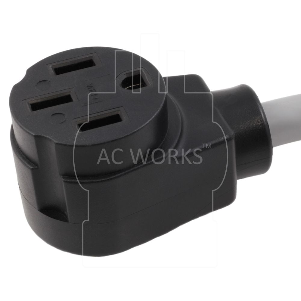 1.5FT 30A 4-Prong Plug NEMA 14-30P to NEMA 14-50R 50A 125/250V Connector