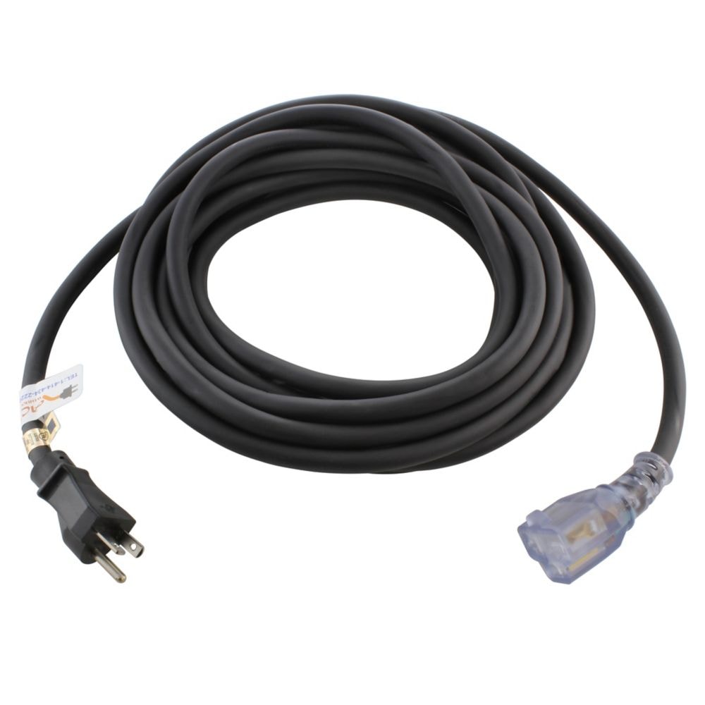25ft. NEMA 6-20 T-Blade Indoor/Outdoor Extension Cord with Indicator Light