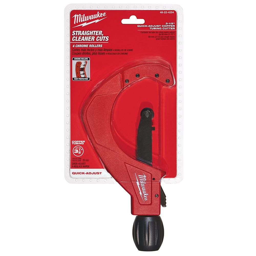 3-1/2 -inch Quick Adjust Copper Tubing Cutter
