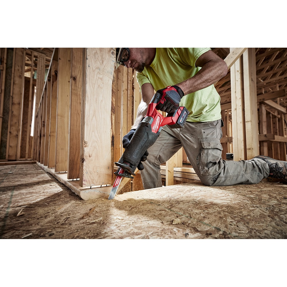 M18 FUEL 18V Lithium-Ion Brushless Cordless SAWZALL Reciprocating Saw Kit (2) 5.0 Ah Batteries
