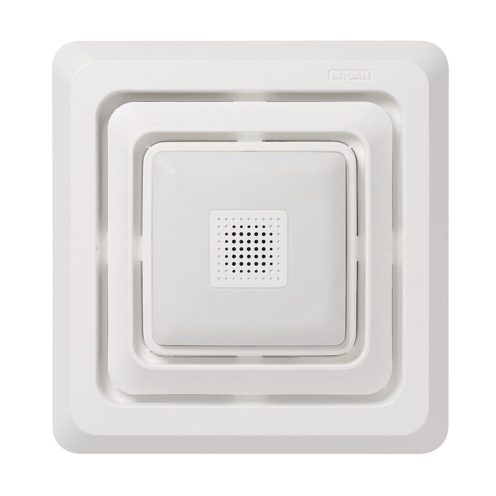 Quick Install Bathroom Exhaust Fan Upgrade Grille/Cover with Bluetooth Speaker and LED Light