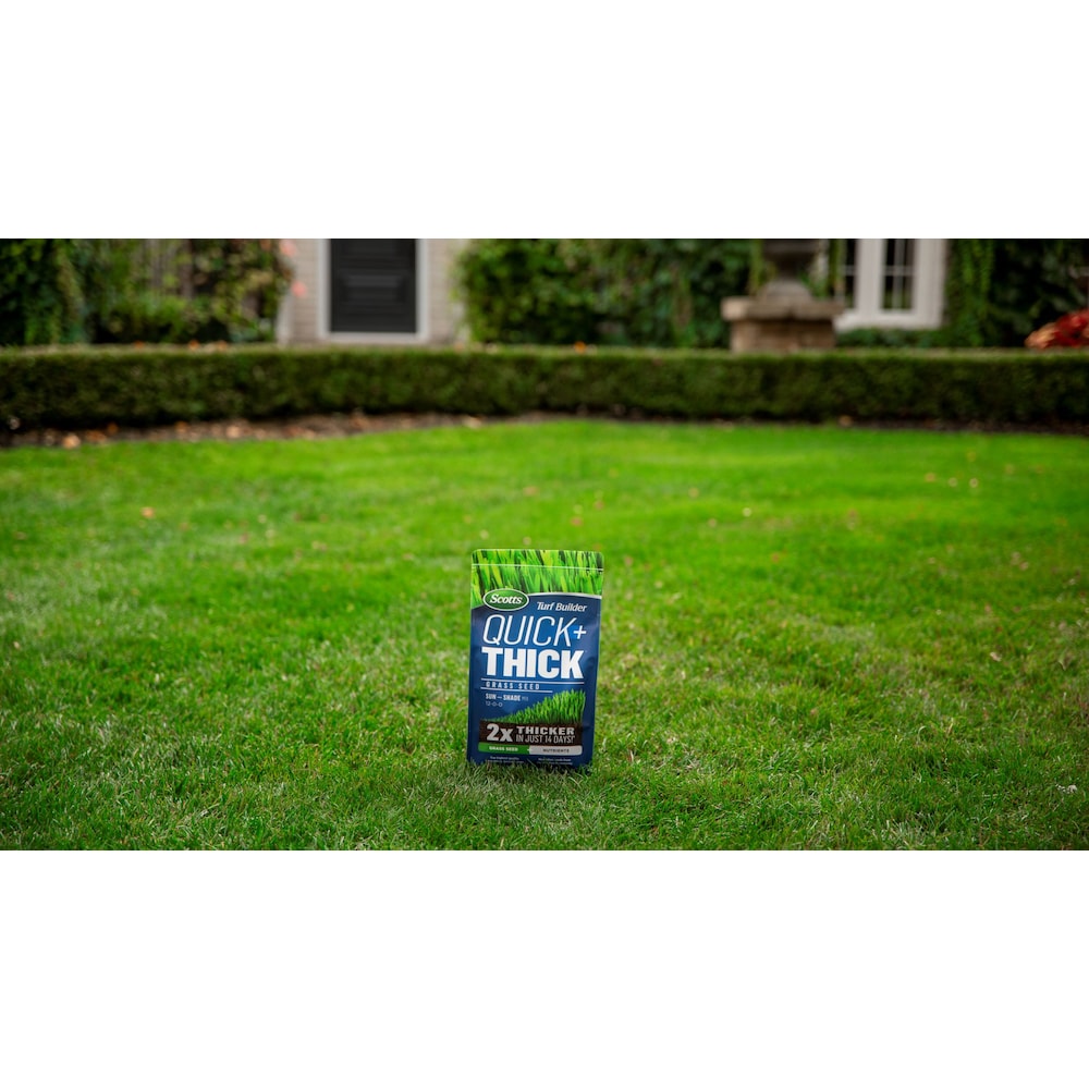 Turf Builder Quick + Thick Grass Seed Sun-Shade Mix 12-0-0 - 4kg - 576m2 (6,210ft2)