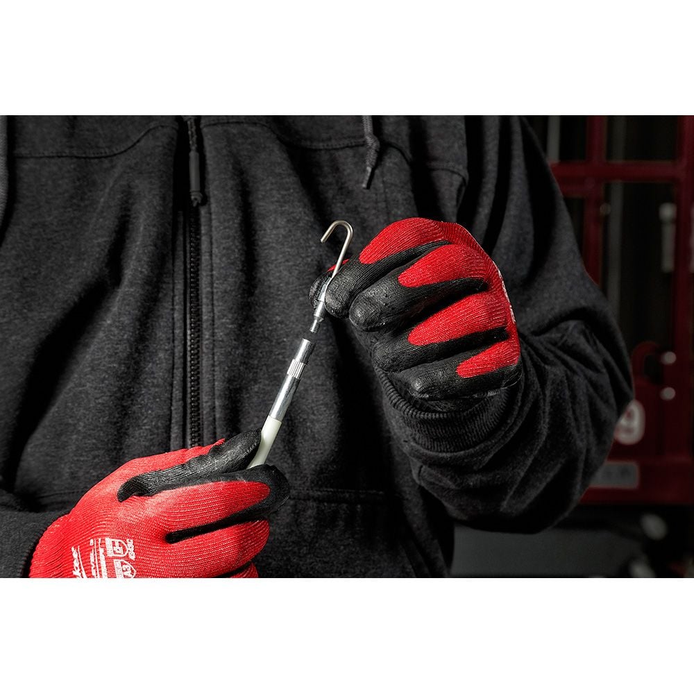 Kit de bâtonnets de pêche en fibre de verre haute flexibilité de 15 pieds avec accessoires