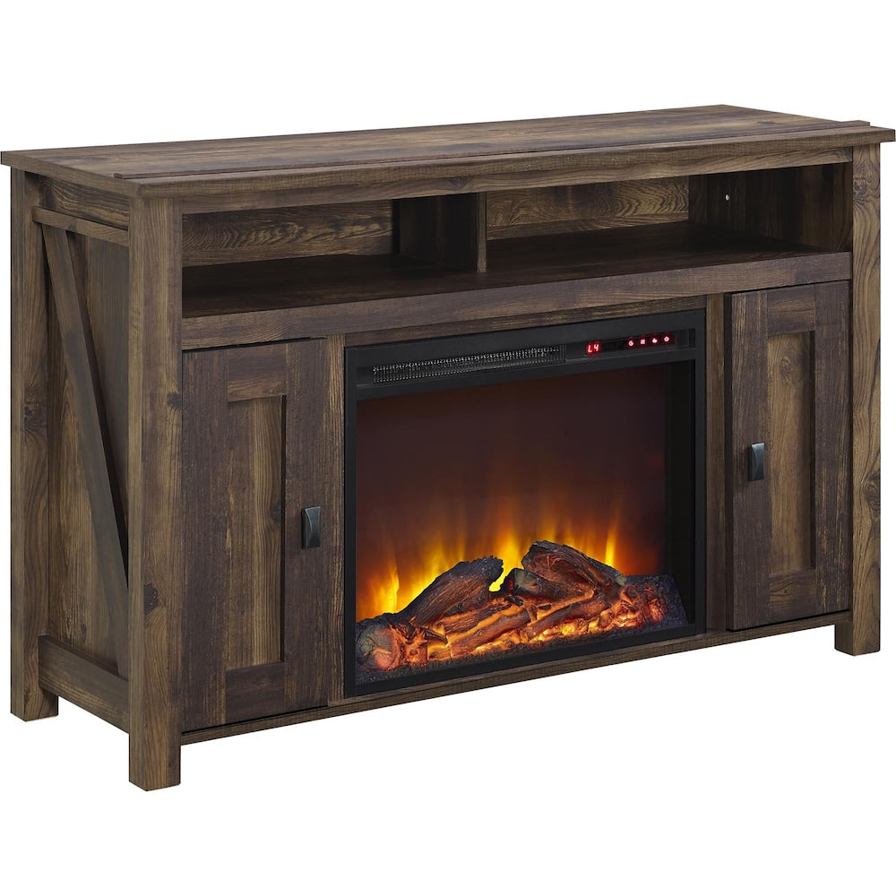 Farmington Electric Fireplace TV Console for TVs up to 50", Rustic