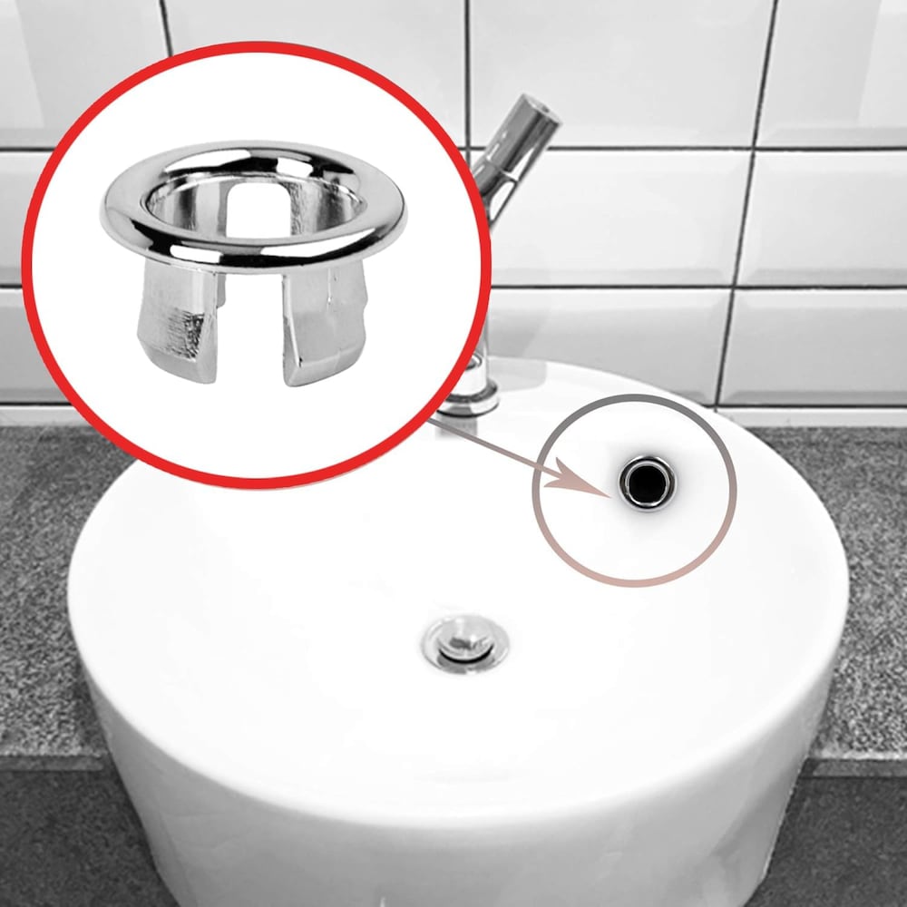 1.25-in. W Stainless Steel Overflow Cap In Chrome Color AI-20326