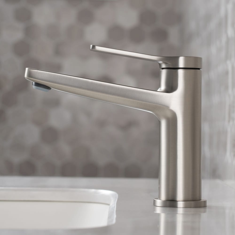 Robinet de salle de bain à poignée unique Indy en acier inoxydable antitache (paquet de 2)