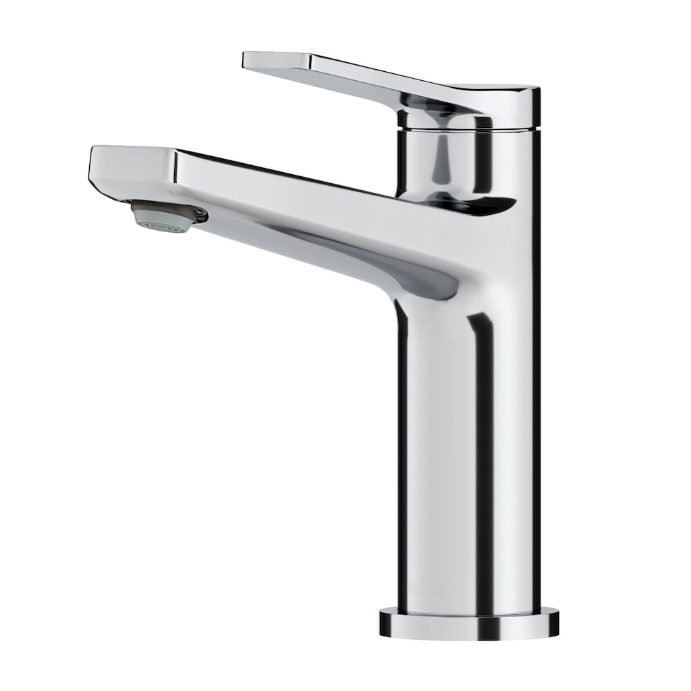 Robinet de salle de bain à poignée unique Indy en chrome