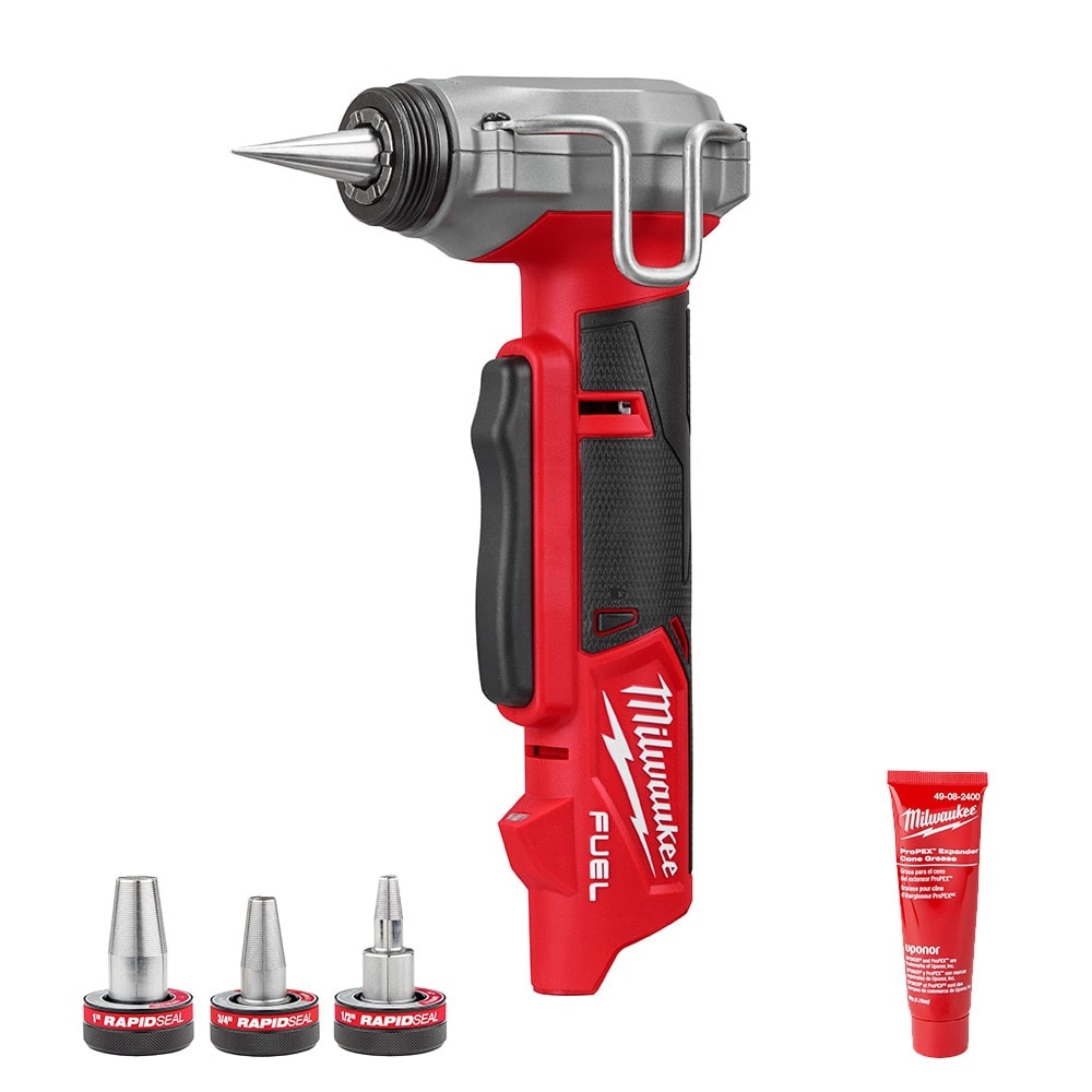 3/8 -inch - 1 -inch M12 Fuel Cordless PEX Expansion Tool with 3 Rapid Seal Expansion Heads