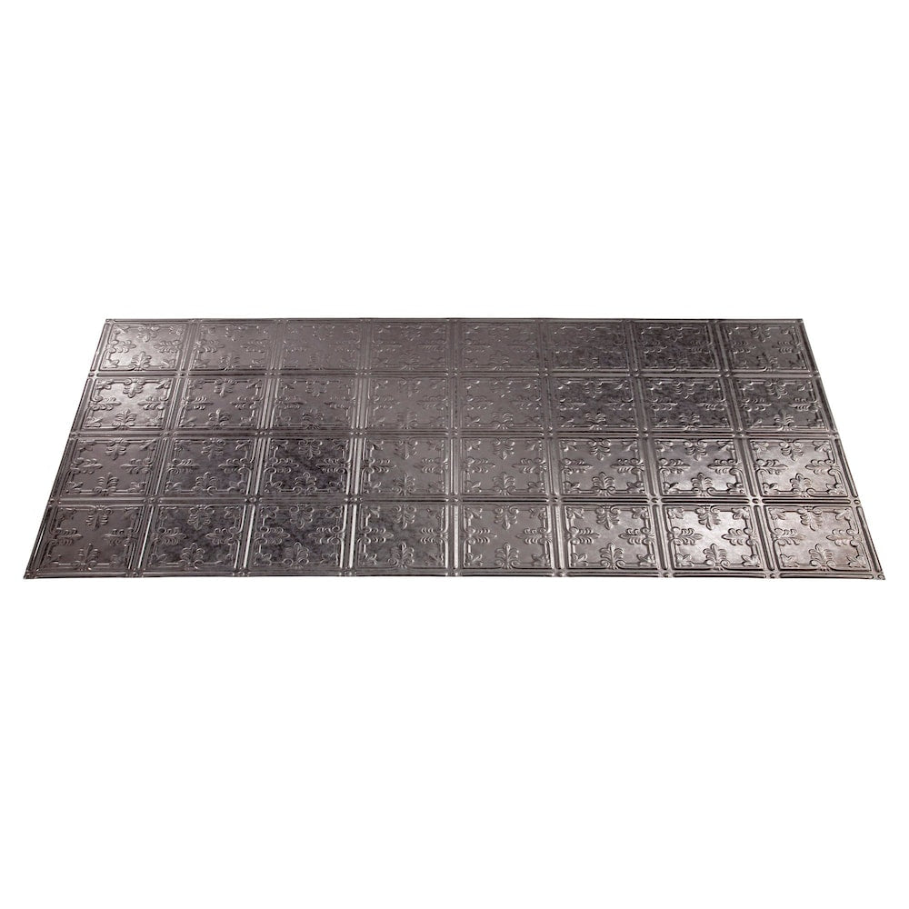 Traditional 10, 2x4 Glue Up Ceiling Tile, Galvanized Steel Finish 5-pack (40 sq ft)