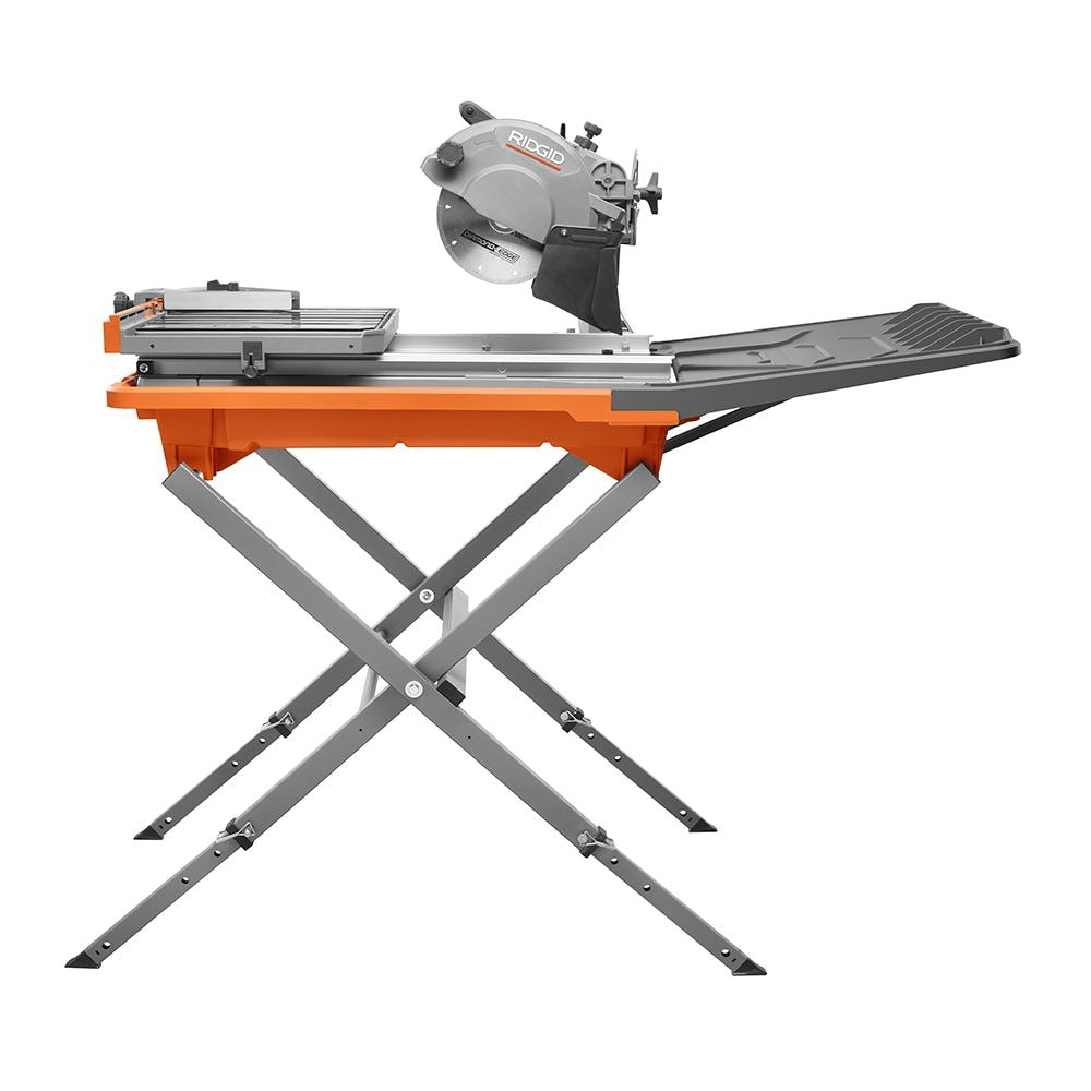 12-Amp 8-inch Tile Saw with Extended Rip Capacity and Stand
