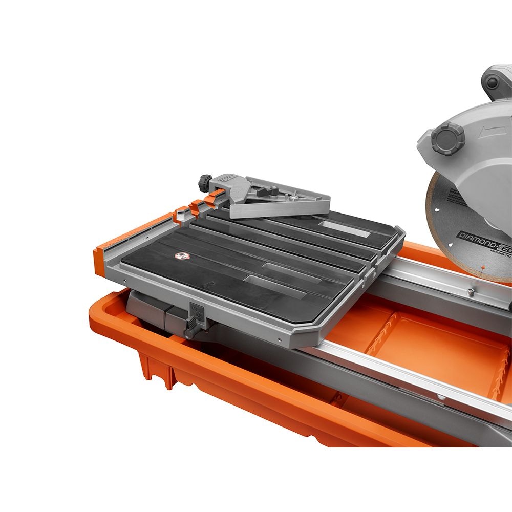 12-Amp 8-inch Tile Saw with Extended Rip Capacity and Stand