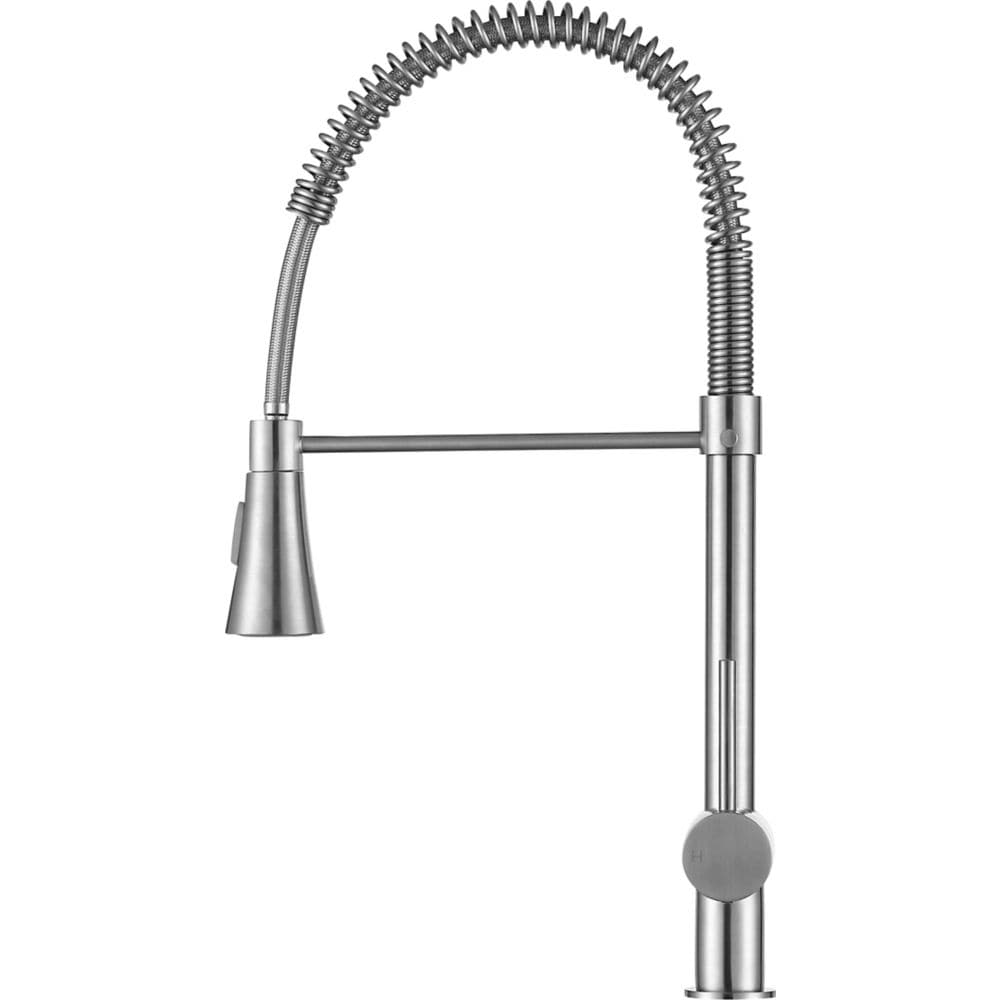 Carriage Single Handle Standard Kitchen Faucet in Brushed Nickel