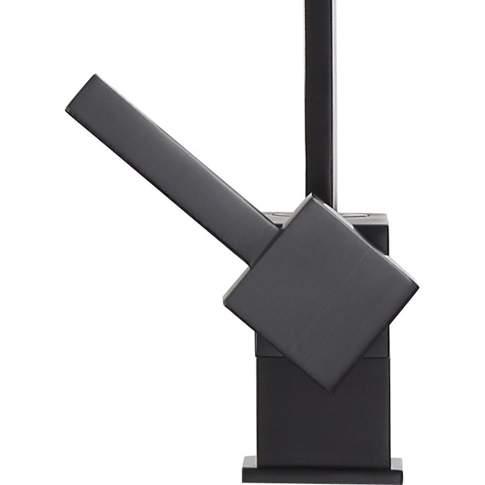 Robinet de cuisine standard à poignée unique Sabre en bronze huilé