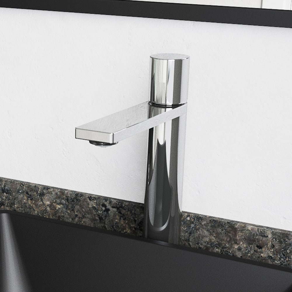 Gotham Single Hole Single-Handle Vessel Bathroom Faucet in Chrome