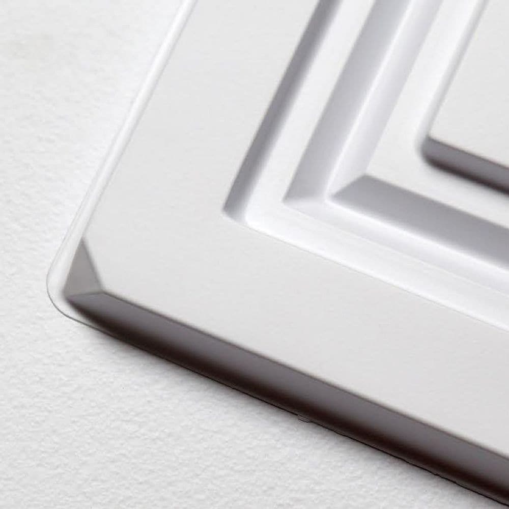 Dalles de plafond à poser Stratford White Feather-Light 2 pieds x 2 pieds (paquet de 40)