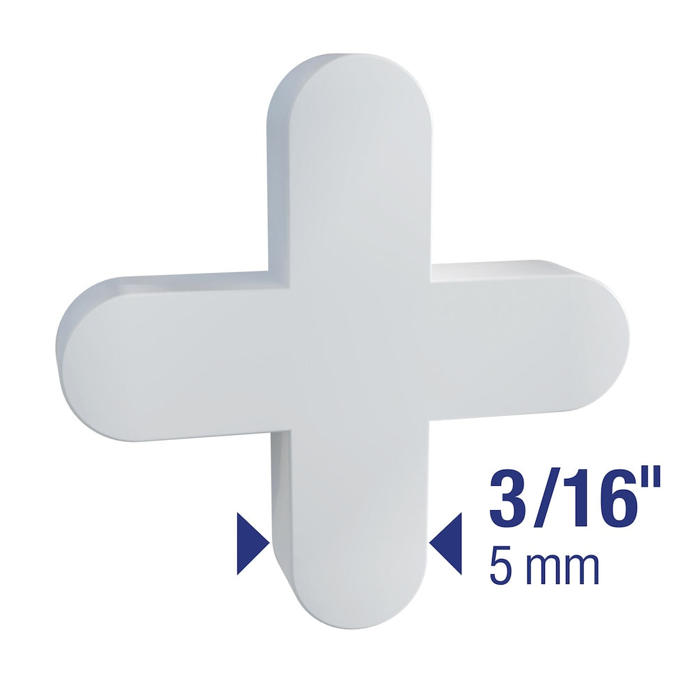 3/16 in. Traditional Flexible Spacers for Floor and Wall Tile Installation (300 Pack)