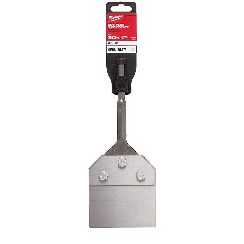 4 -inch x 10 -inch SDS-PLUS Hammer Steel Floor Scraper Chisel