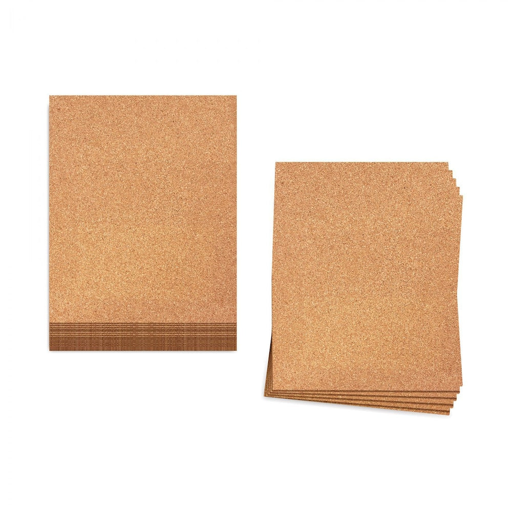 Natural Cork 300 sqft 2ft Wide x 3ft Long x 6mm Thick Sound Dampening Underlayment Sheets 50-Pack