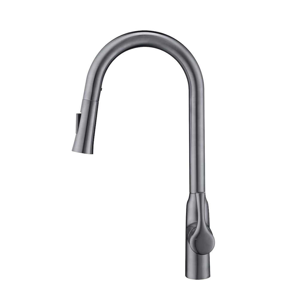 Robinet d'évier de cuisine Parker en nickel brossé