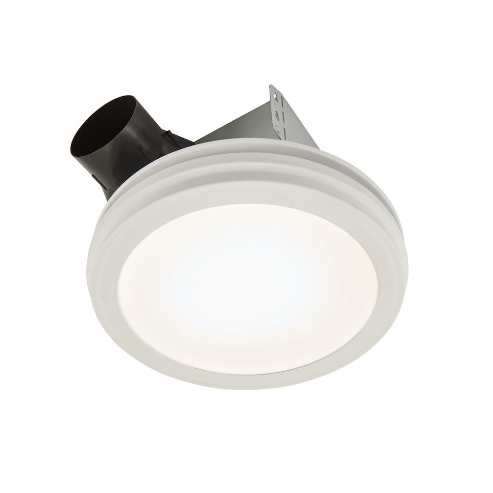 80 CFM 0.8 Sones Decorative Bathroom Fan with LED Light, ENERGY STAR® (for bathrooms up to 75 sq. ft.)