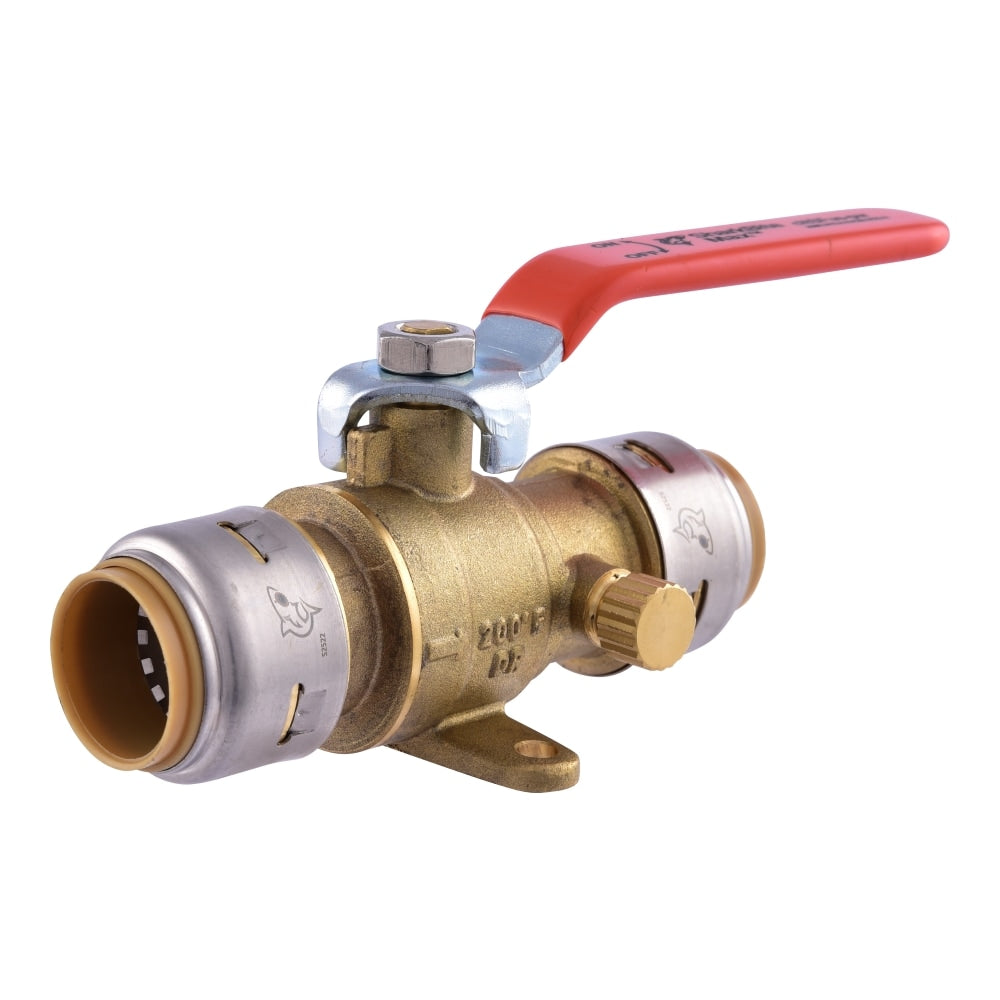 1/2 inch Push-to-Connect Ball Valve with Drop Ear
