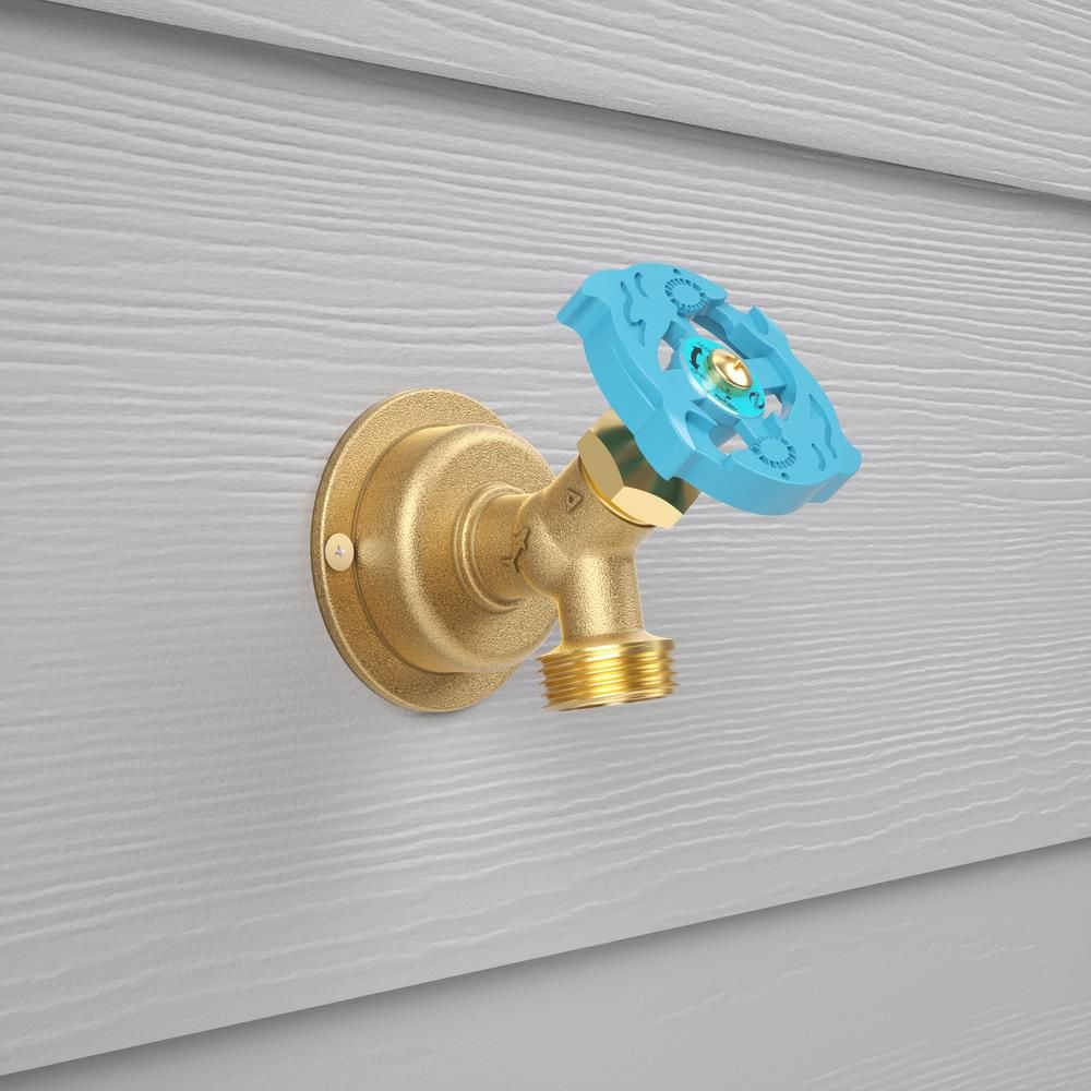 1/2 inch x 3/4 inch MHT Push-to-Connect Brass Multi-Turn Hose Hibb