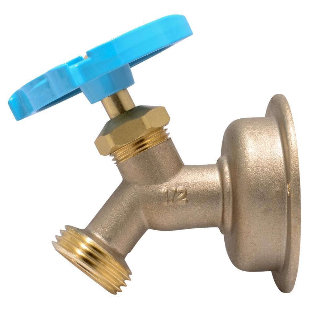 1/2 inch x 3/4 inch MHT Push-to-Connect Brass Multi-Turn No Kink Hose Hibb