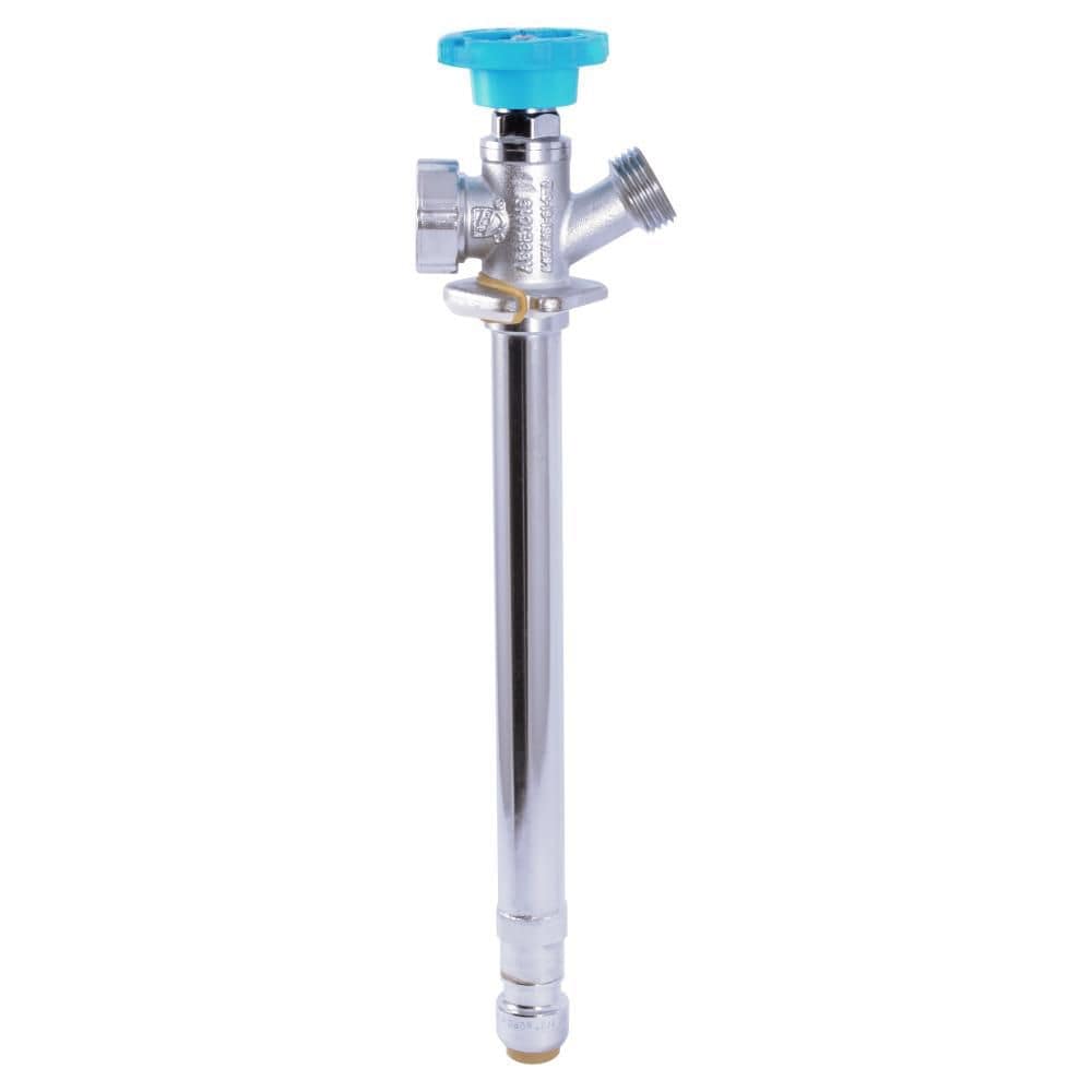1/2 inch x 3/4 inch MHT Push-to-Connect Frost Free Silcock Garden Hose Outlet