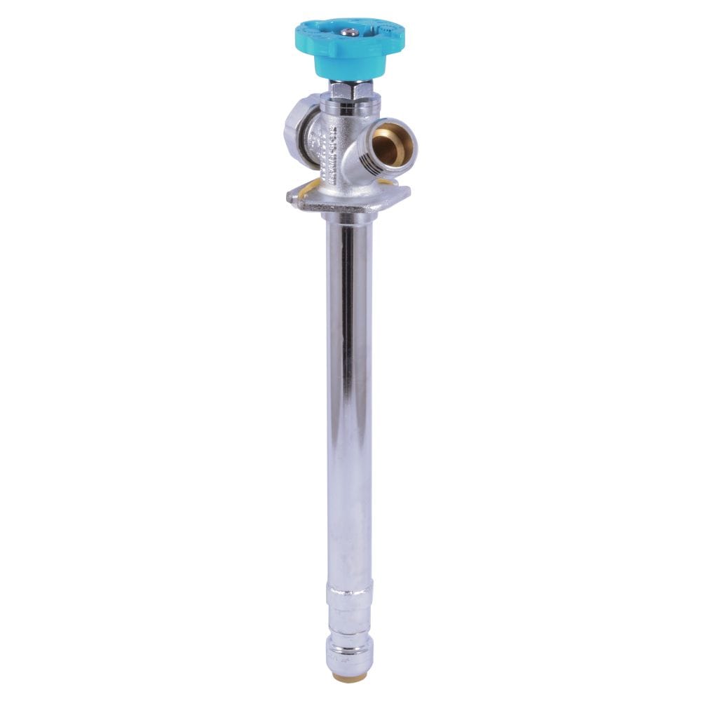 1/2 inch x 3/4 inch MHT Push-to-Connect Frost Free Silcock Garden Hose Outlet