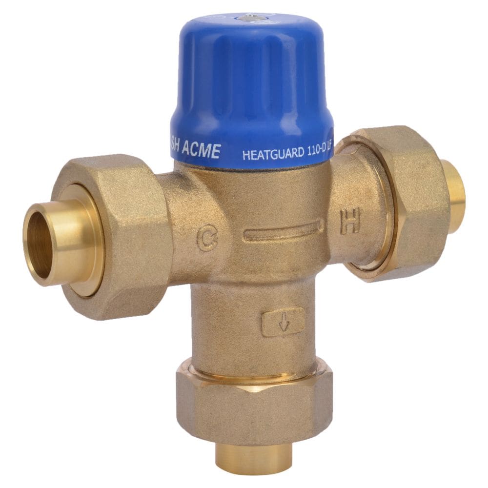 1/2 inch Copper HG110-D Sweat Thermostatic Mixing Valve, Lead Free