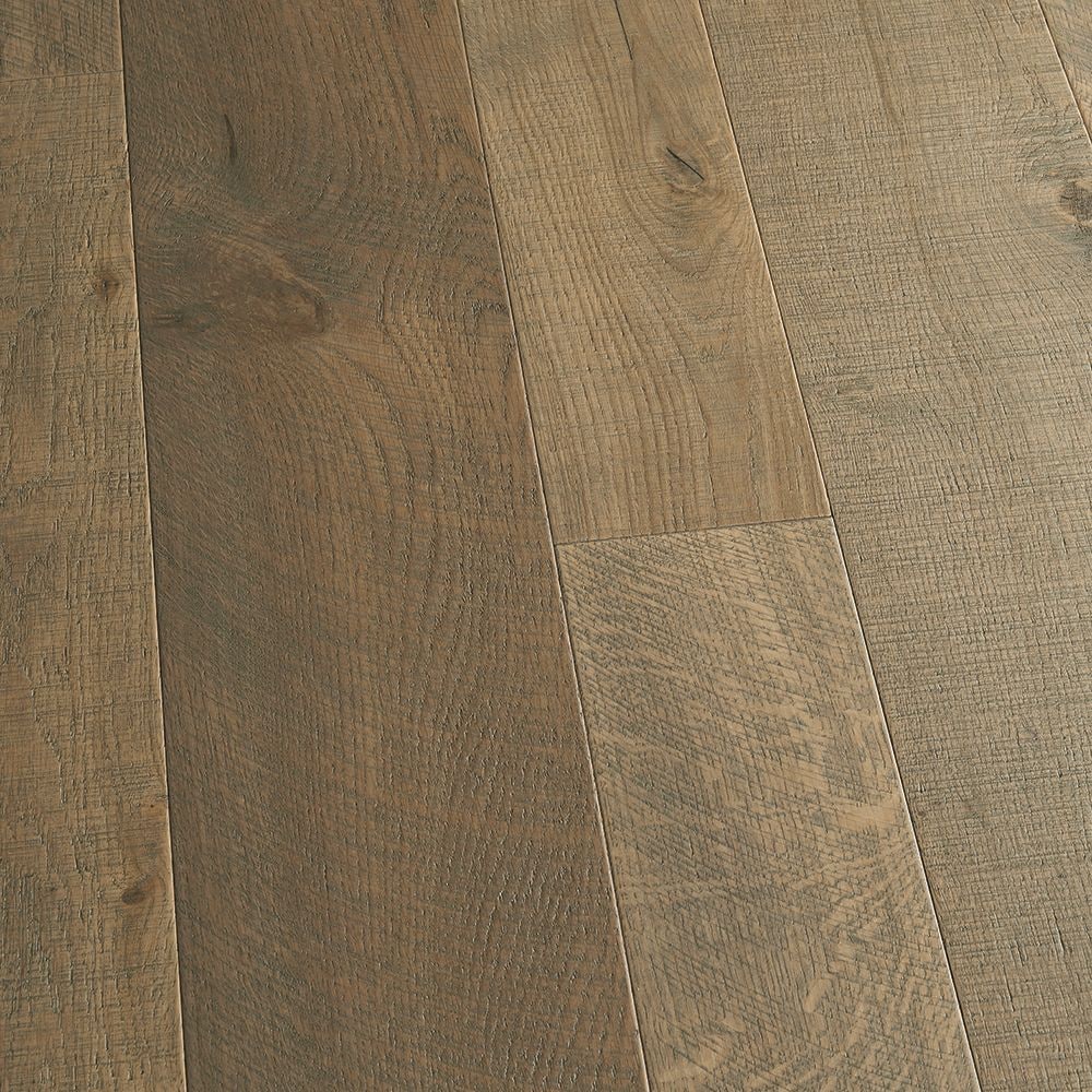 Sample -French Oak Half Moon Engineered Click Lock Hardwood Flooring, 6 inch x 7 inch