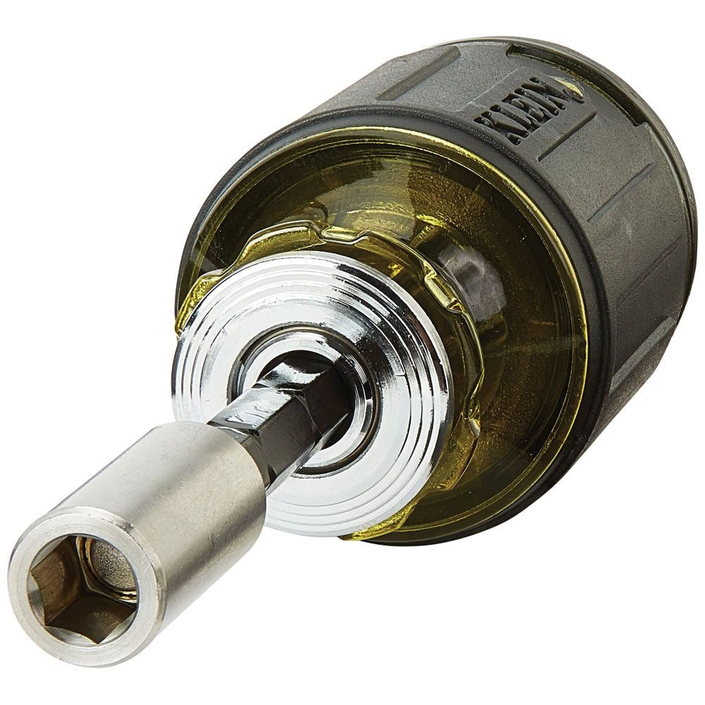 8-in-1 Multi-Bit Adjustable Length Stubby Screwdriver