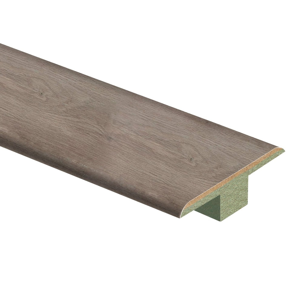 Moulure en T stratifiée en chêne whisky / brume de jaspe 0,4375 po x 1,75 po x 72 po