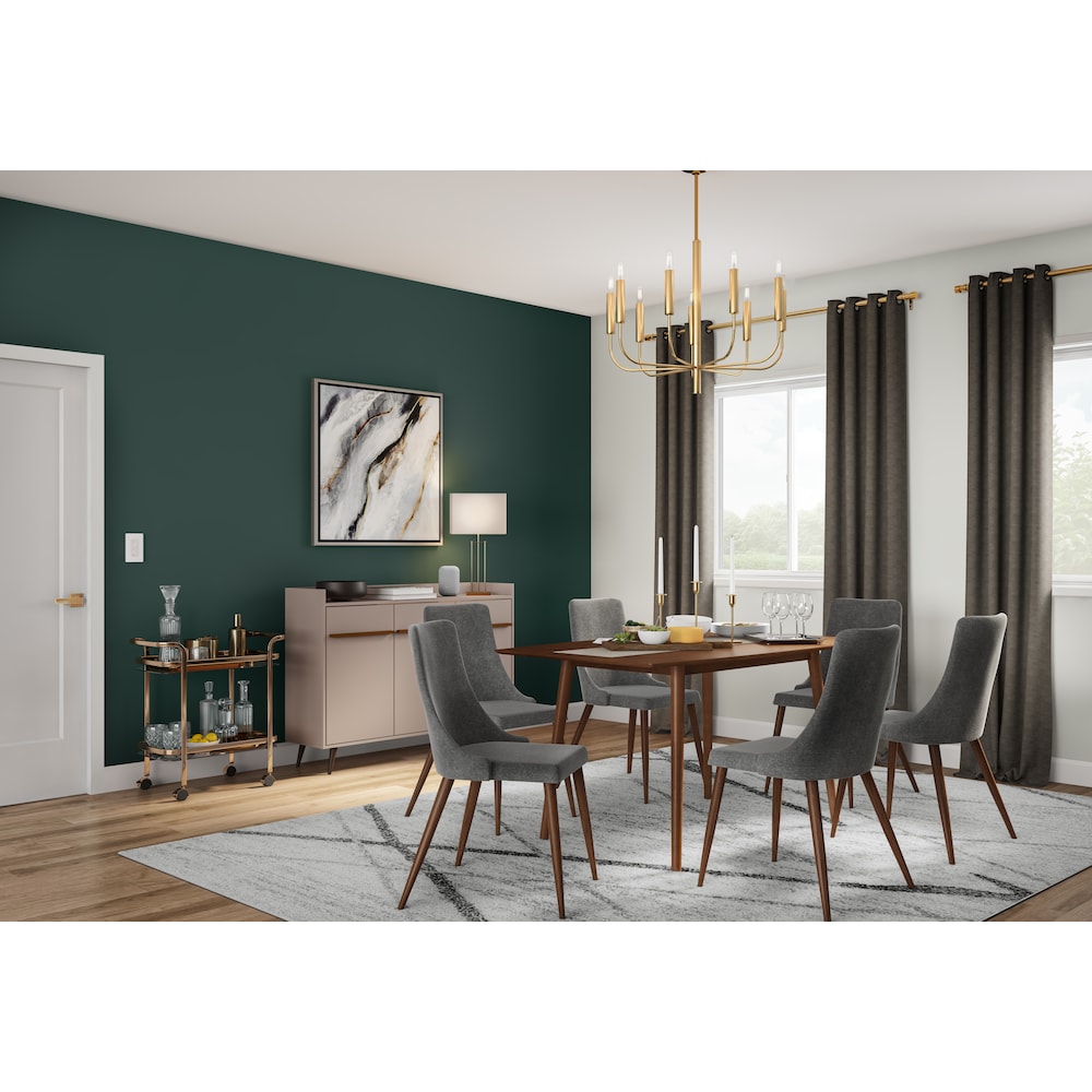 Meridian Maple Random L x 6.5 in. W x 7mm Brown Interlocking Engineered Waterproof Hardwood Flooring (21.80 sq.ft./case)