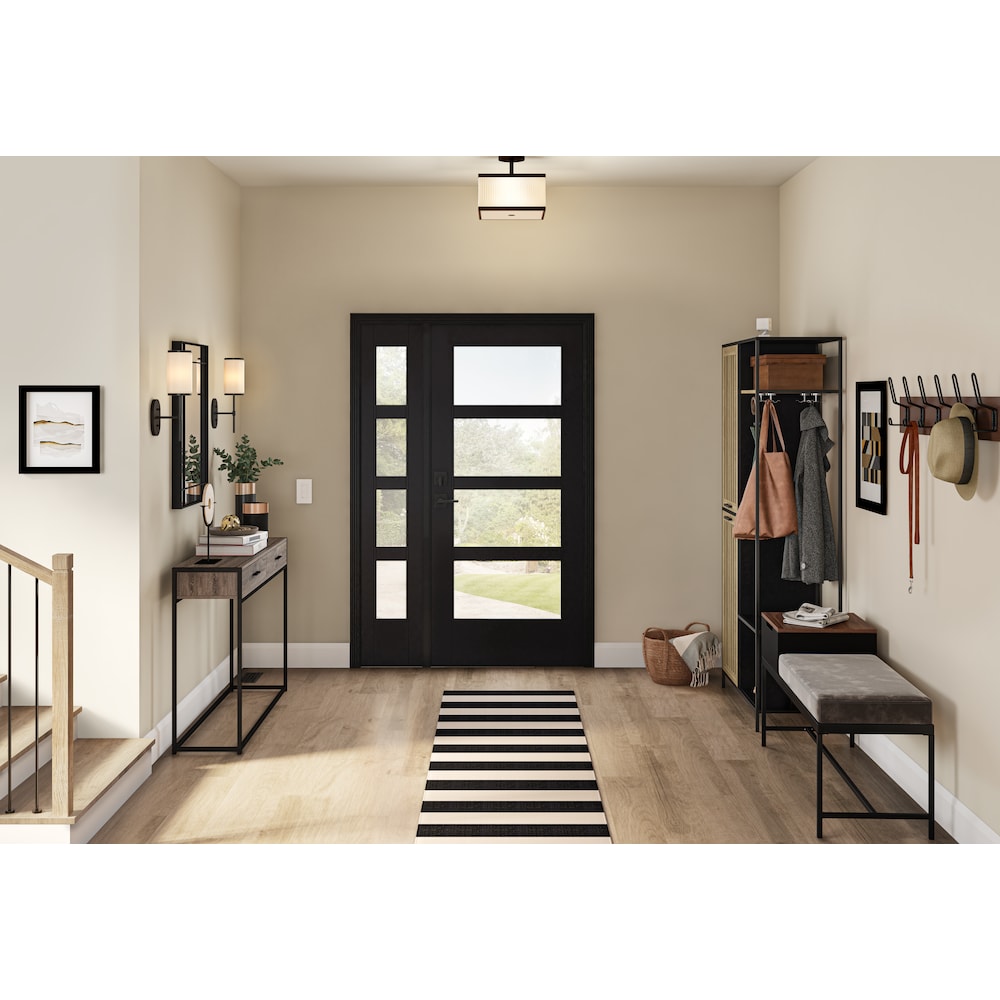 Meridian Maple Random L x 6.5 in. W x 7mm Brown Interlocking Engineered Waterproof Hardwood Flooring (21.80 sq.ft./case)