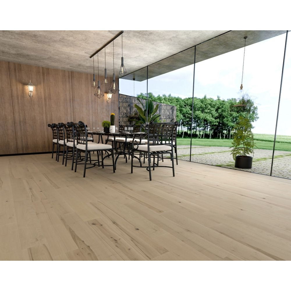 Meridian Maple Random L x 6.5 in. W x 7mm Brown Interlocking Engineered Waterproof Hardwood Flooring (21.80 sq.ft./case)