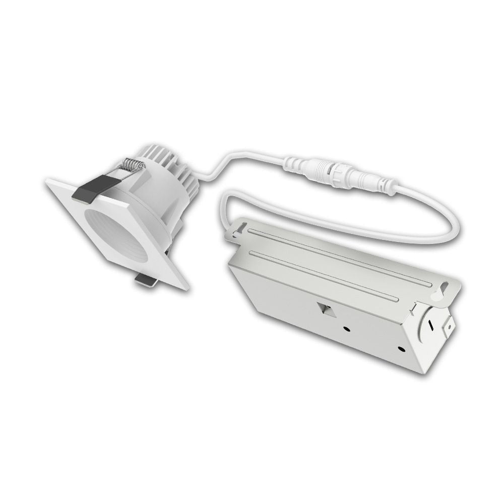 2inch 60W Equiv. White Integrated LED Color Changing Square recessed downlight kit 1-Pack