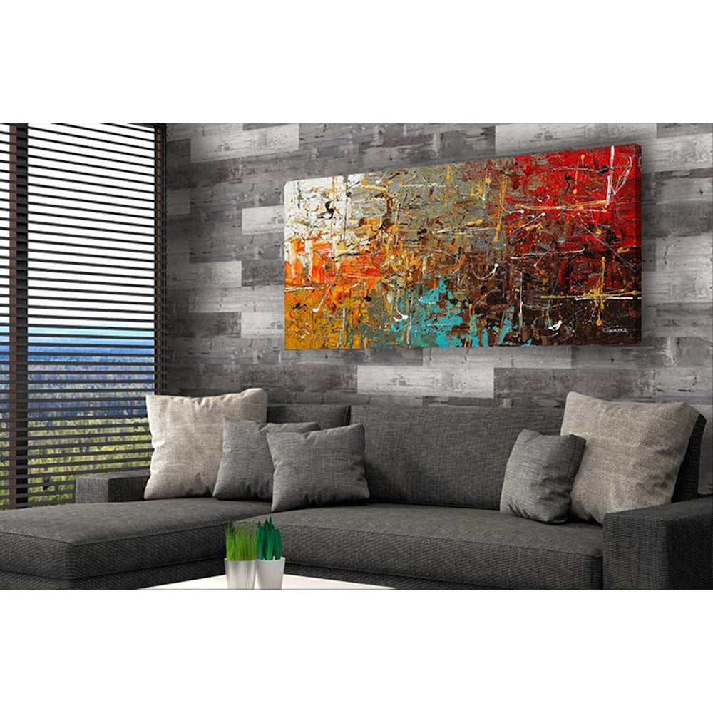 COLORS Floor and Wall Mambo Aged 6-inch x 36-inch Painted Style Luxury Vinyl Plank (30 sq.ft. / Case)