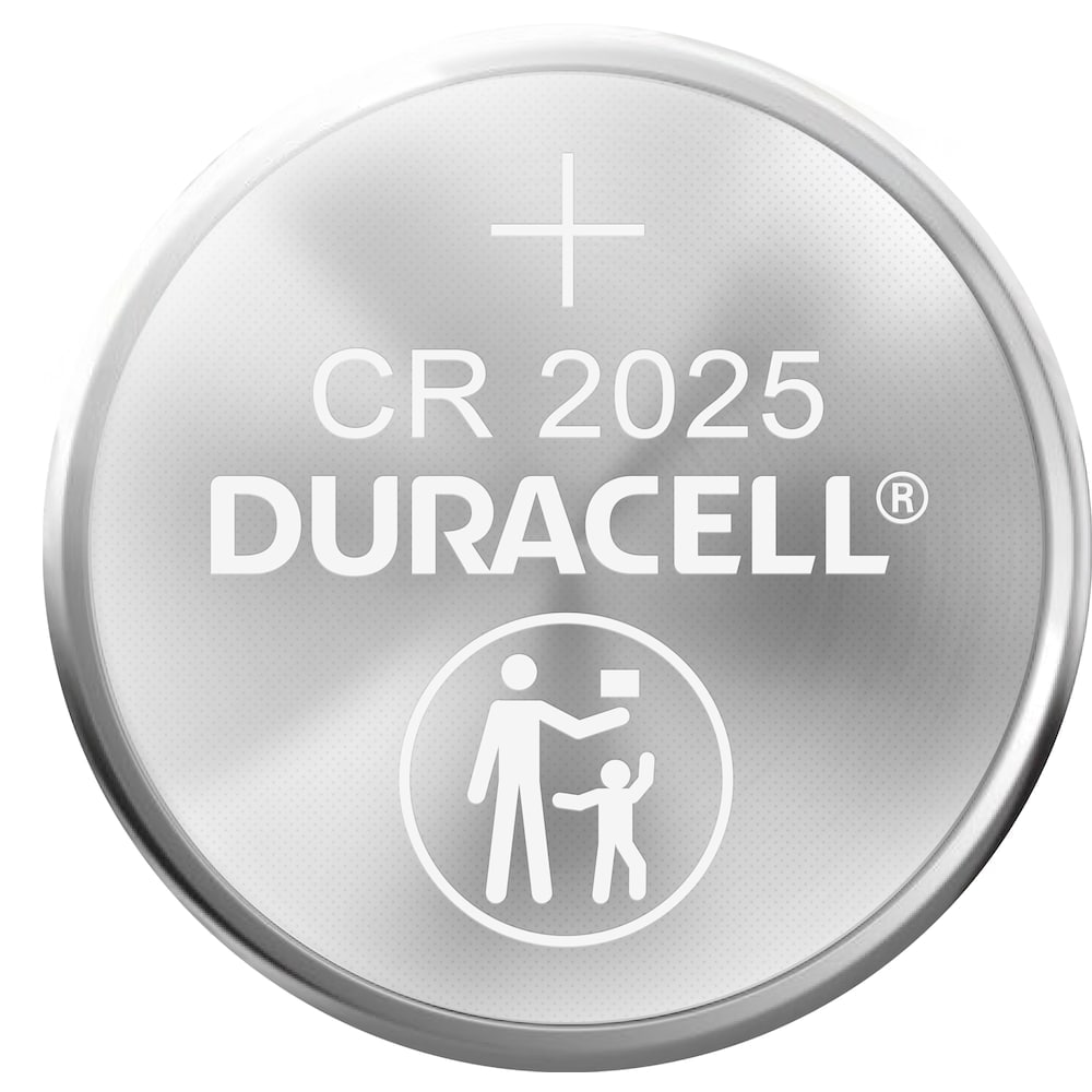 2025 Lithium Coin Battery with bitter coating, CR2025 battery, 2 Pack