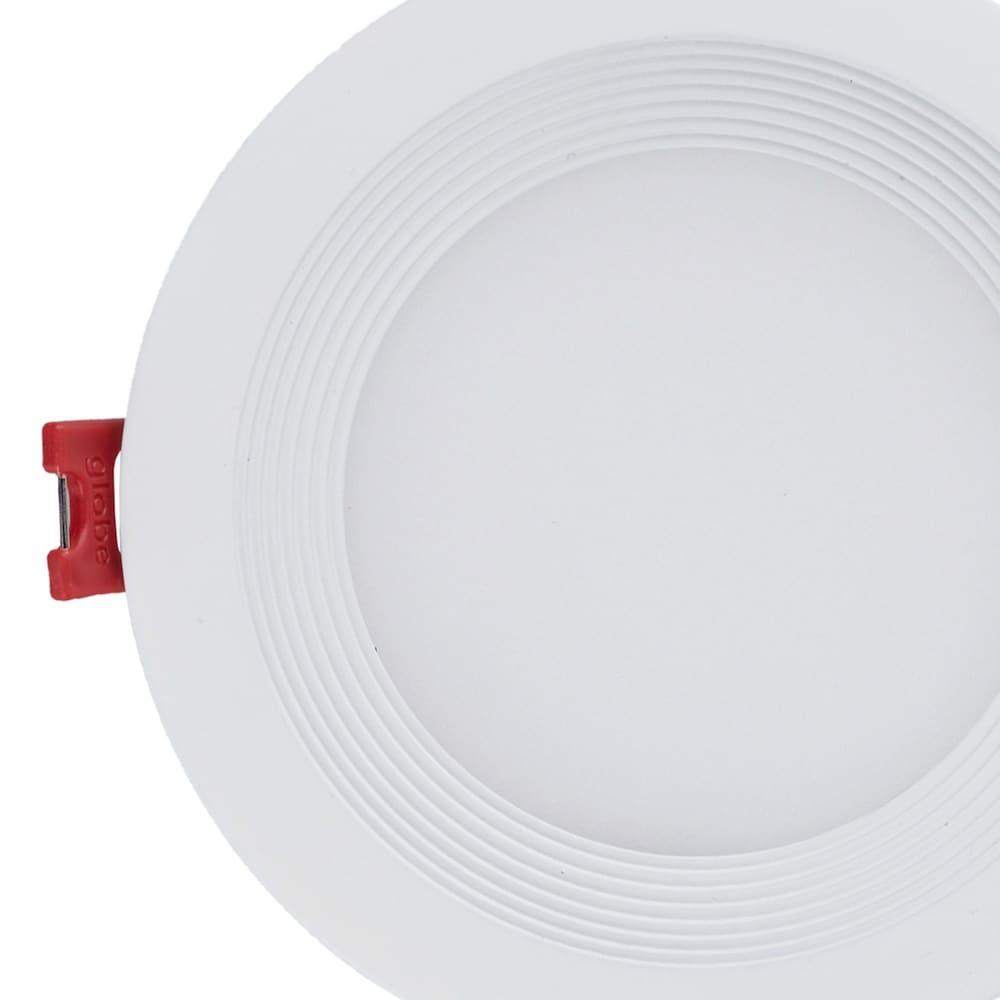 Kit d'éclairage encastré à DEL intégré DuoBright Slim True Baffle de 4 pouces avec température de couleur sélectionnable