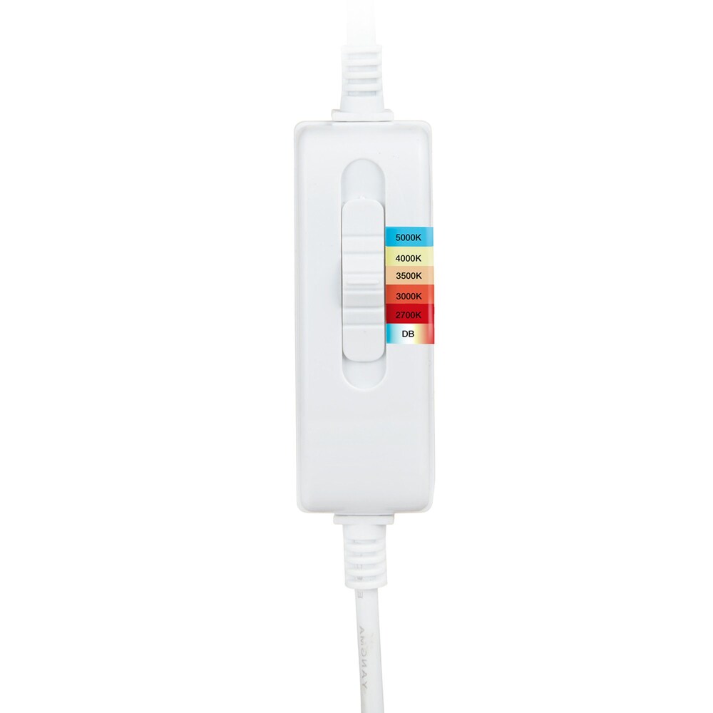 Éclairage encastré à LED intégré DuoBright sans cadre ultra-mince de 6 pouces avec température de couleur sélectionnable